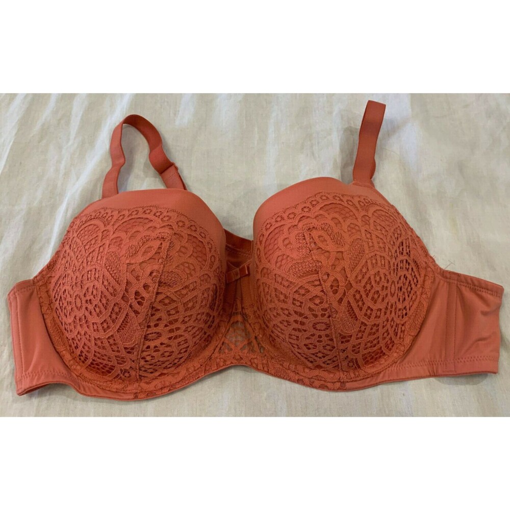 AUDEN BALCONETTE COVERAGE LIGHTLY LINED WOMENS UNDERWIRE BRA SIZE 46C